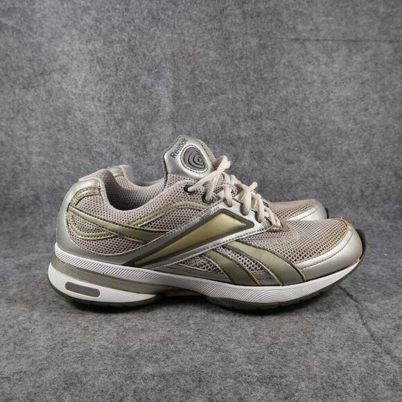 Reebok Shoes Womens 9 Athletic Easy Tone Trainer Sneakers Smooth Fit Active Gray - Picture 1 of 12